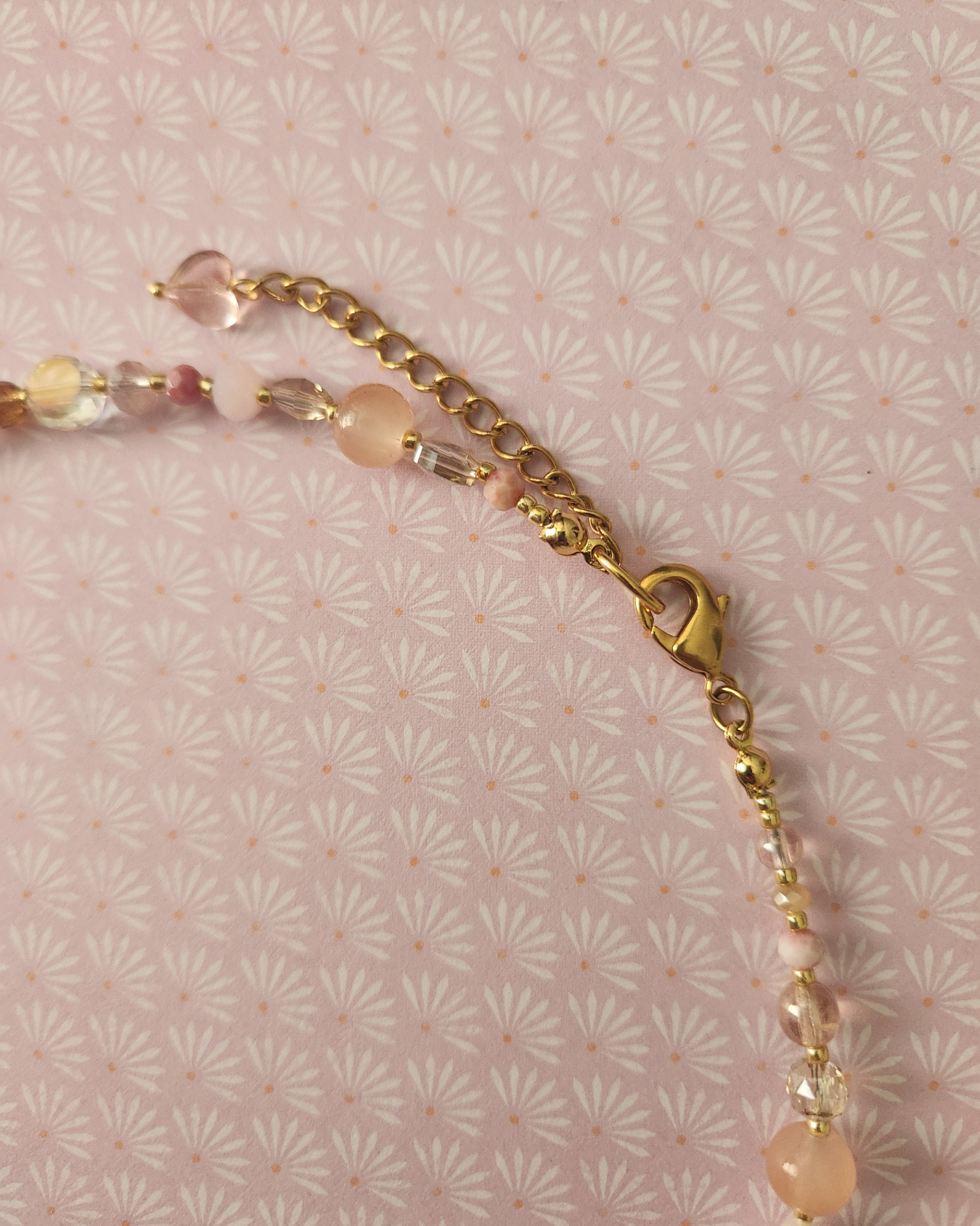 Rosaura Necklace - Handmade Czech Glass Beaded & One-Of-A-Kind