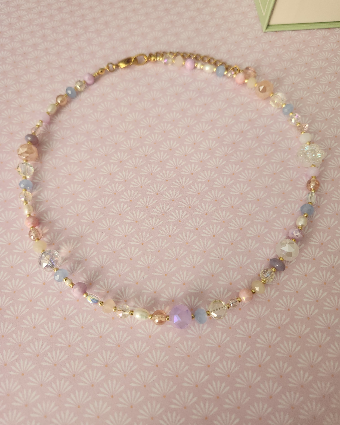 Anastasia Necklace - Handmade Czech Glass Beaded & One-Of-A-Kind