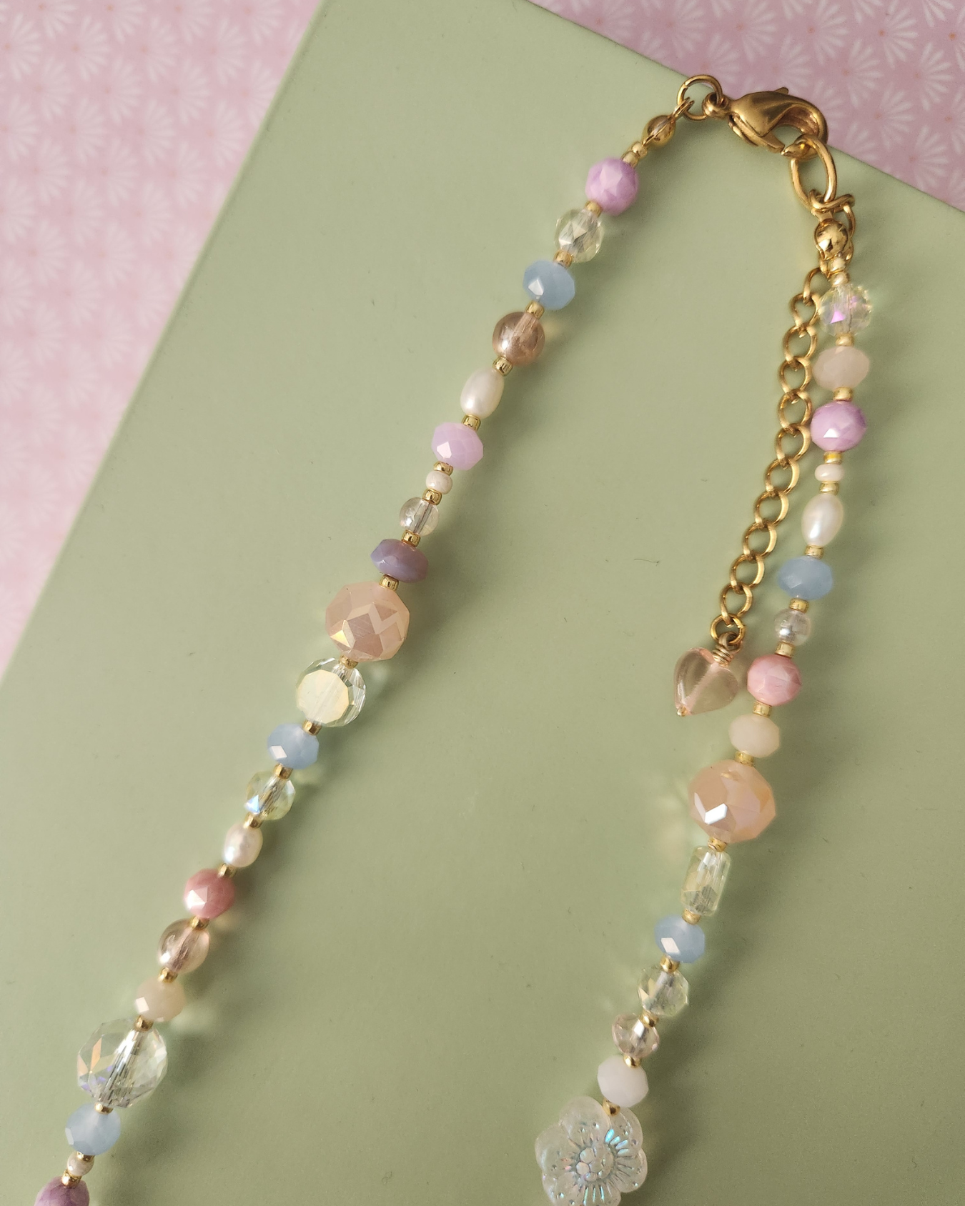 Anastasia Necklace - Handmade Czech Glass Beaded & One-Of-A-Kind