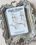 Handmade Wire Sparkle Earrings