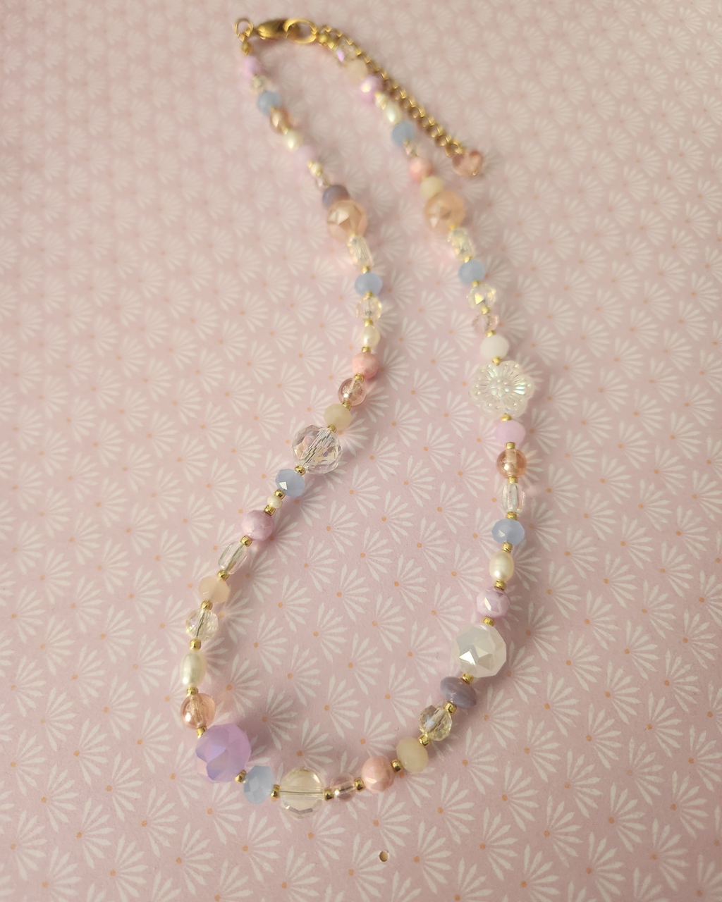 Anastasia Necklace - Handmade Czech Glass Beaded & One-Of-A-Kind