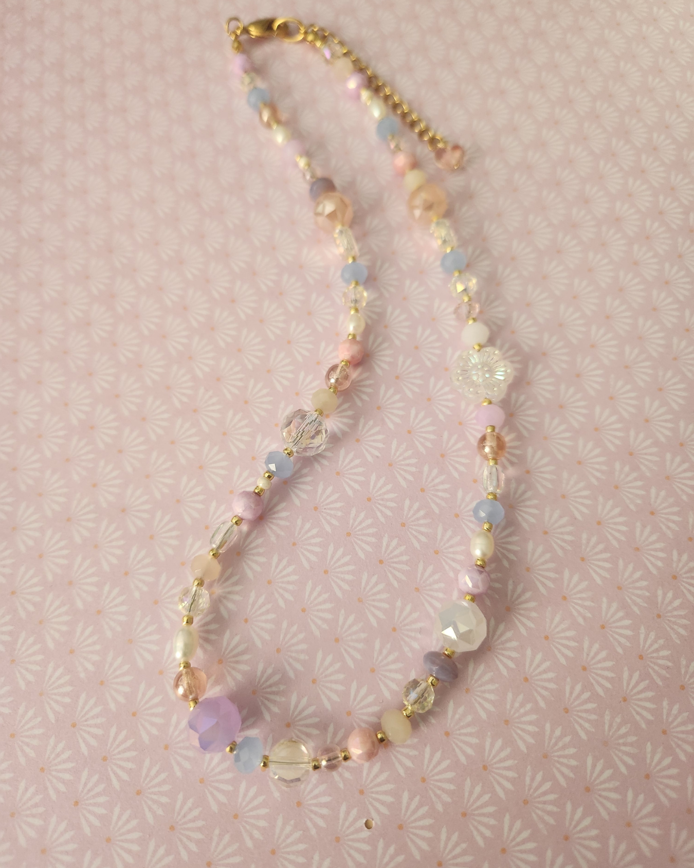 Anastasia Necklace - Handmade Czech Glass Beaded & One-Of-A-Kind