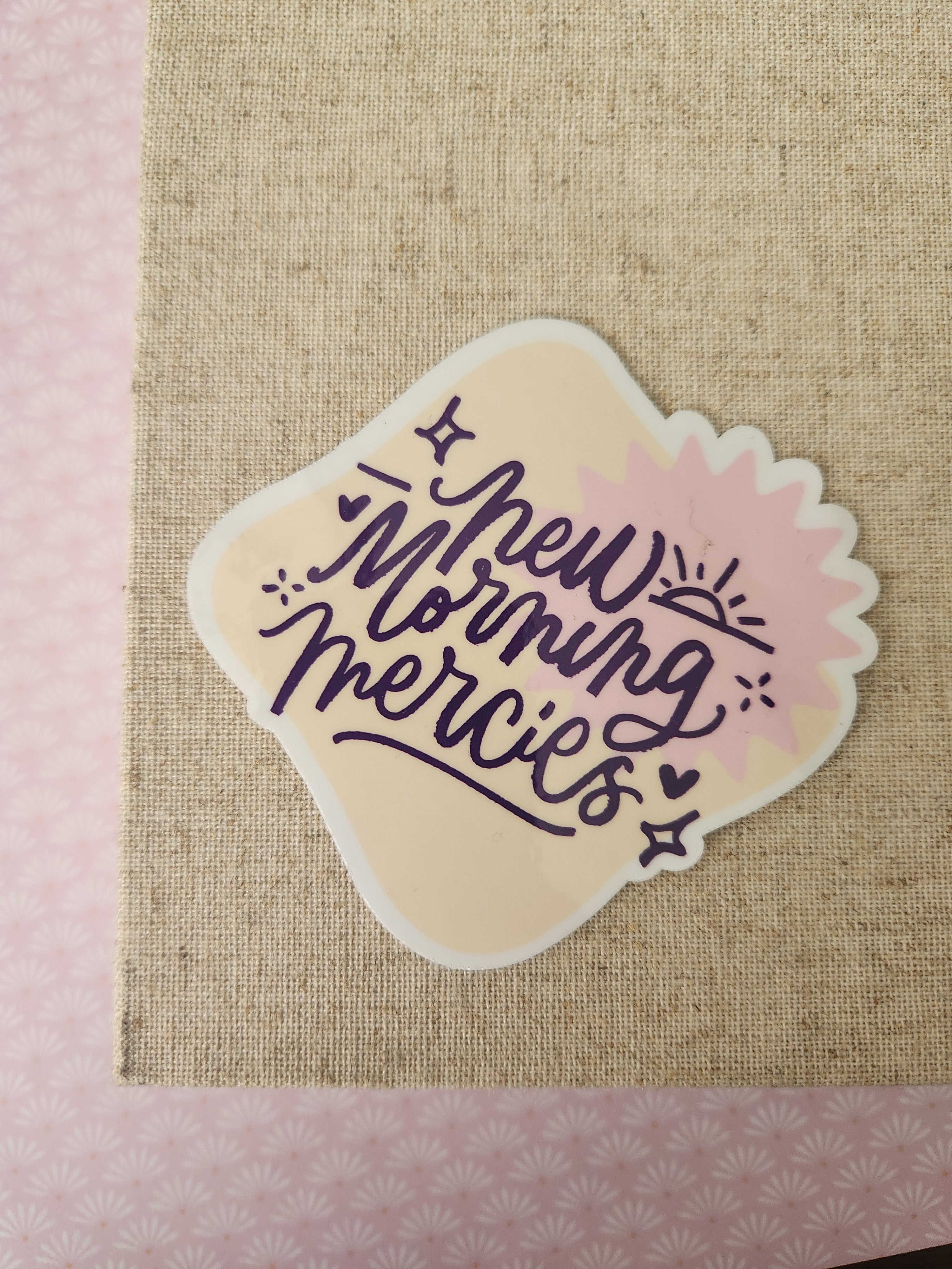"New Morning Mercies" Sticker
