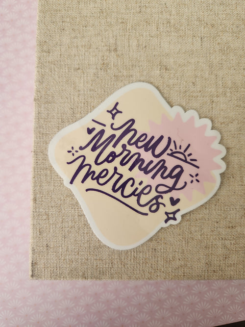 "New Morning Mercies" Sticker