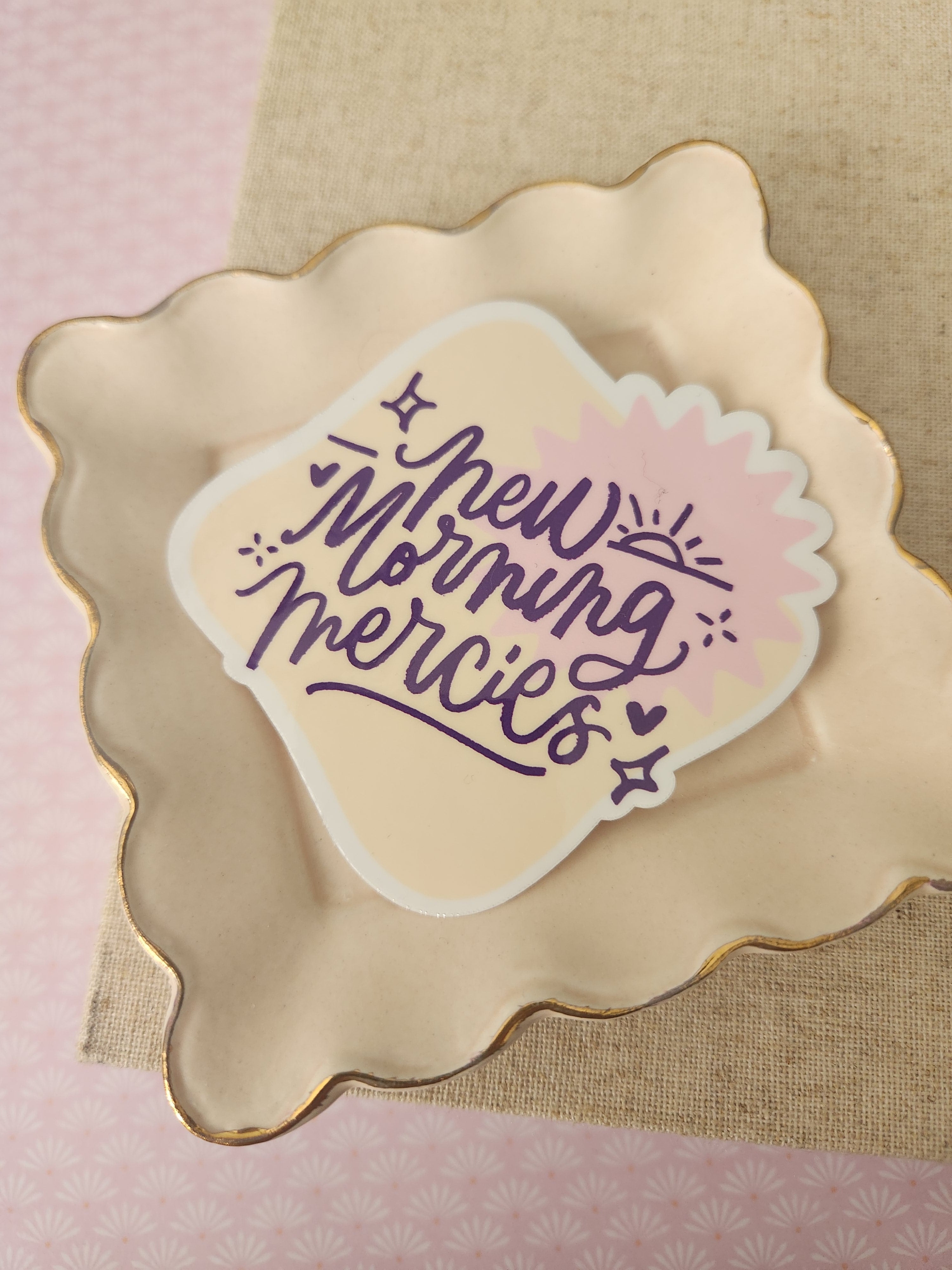 "New Morning Mercies" Sticker