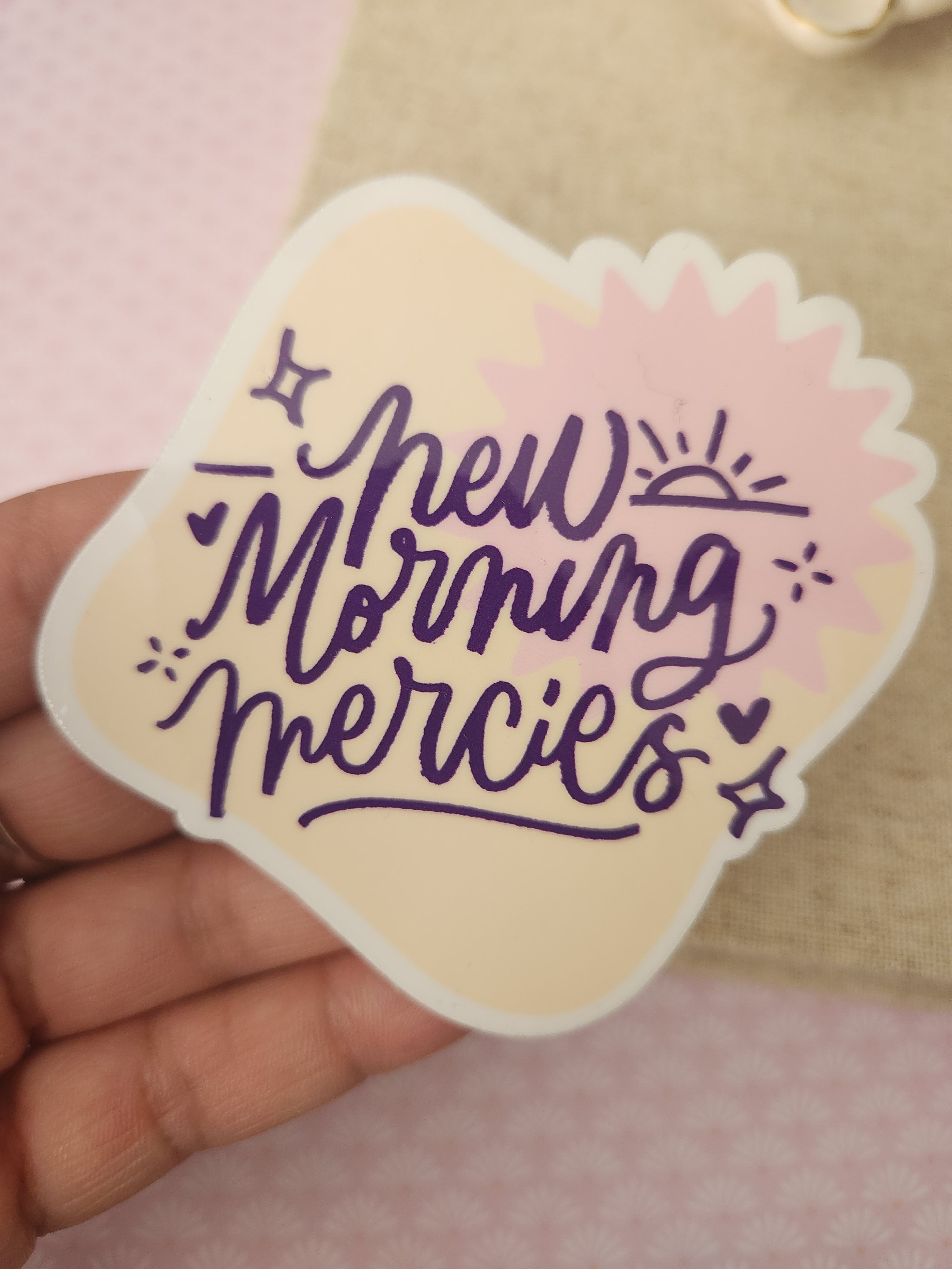 "New Morning Mercies" Sticker