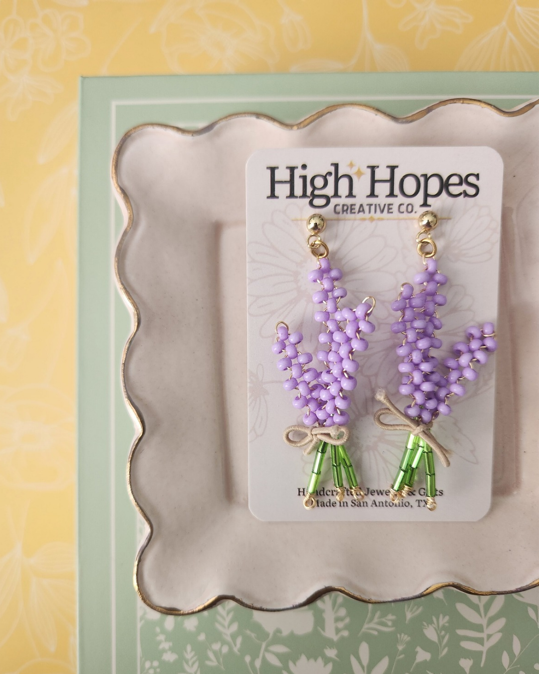 Lavender Bundles Earrings