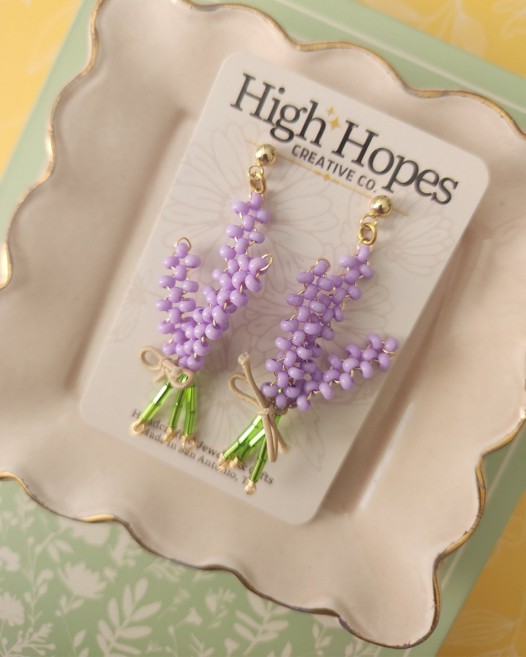 Lavender Bundles Earrings