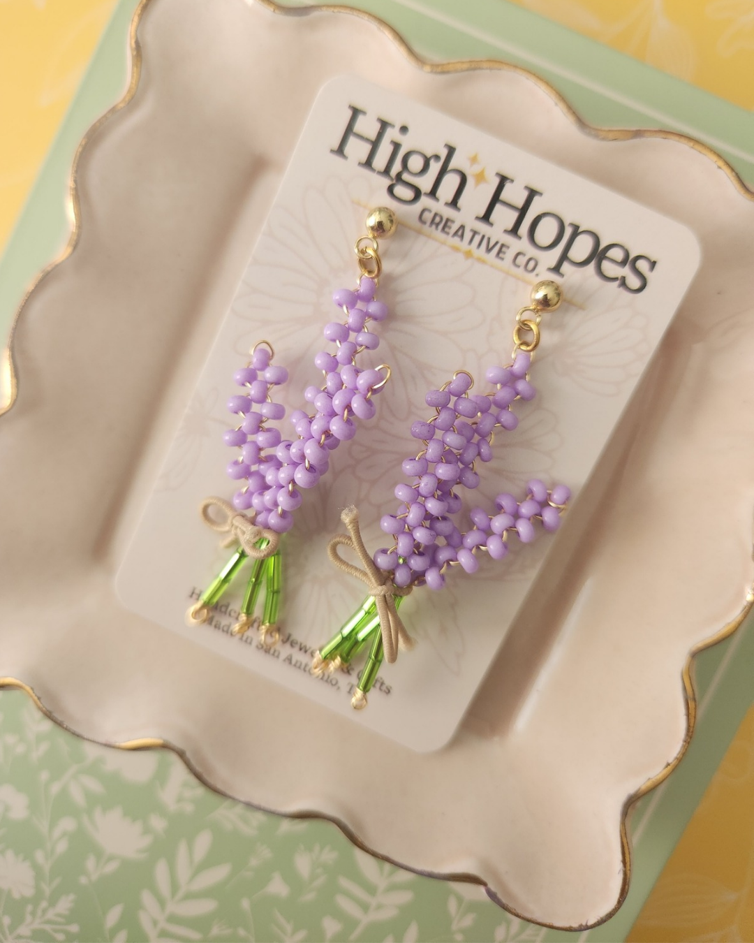 Lavender Bundles Earrings