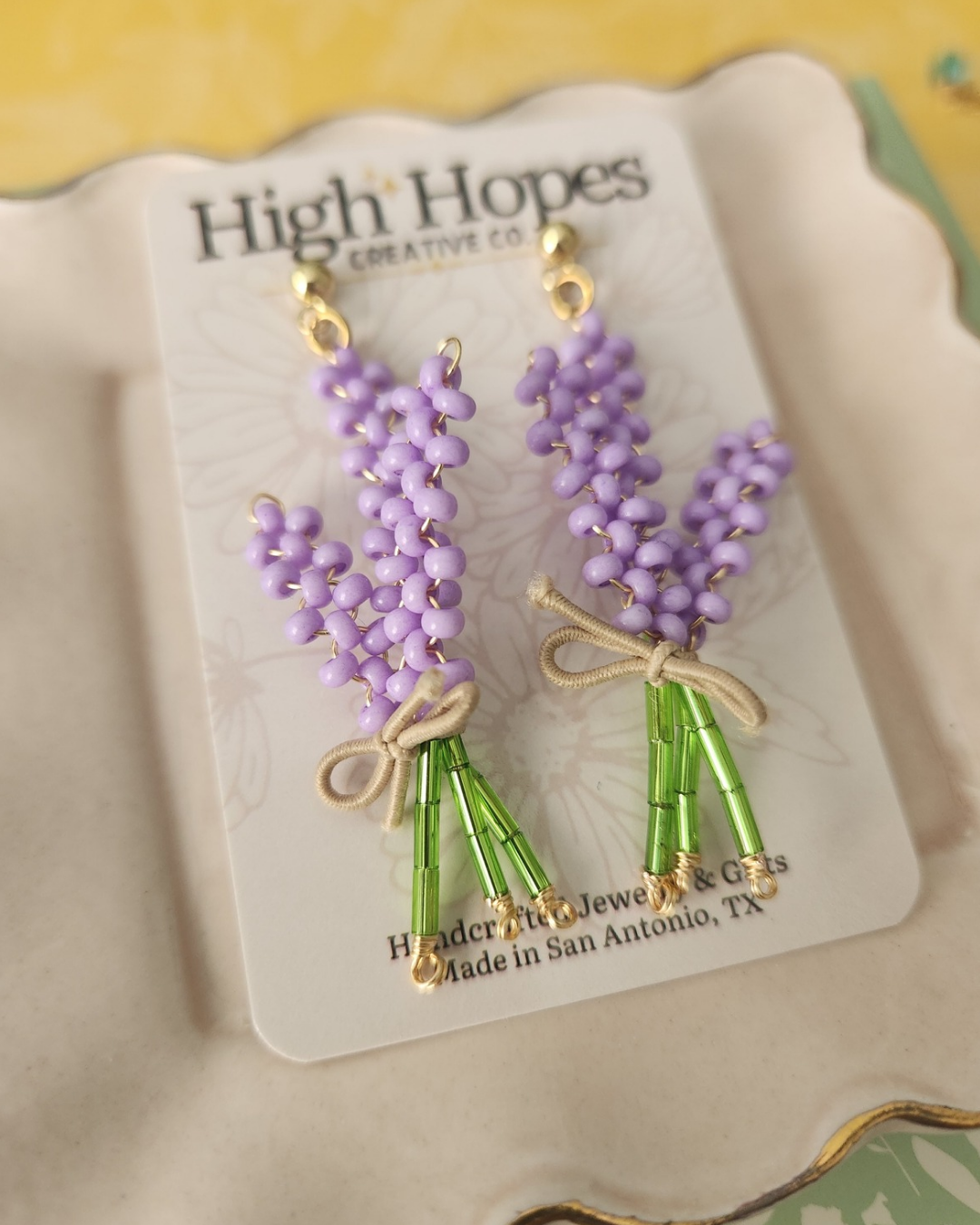 Lavender Bundles Earrings