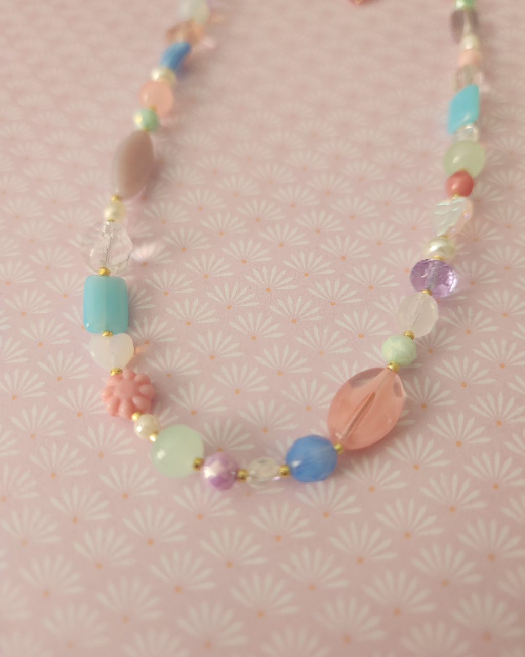 Dulce Necklace - Handmade Czech Glass Beaded & One-Of-A-Kind