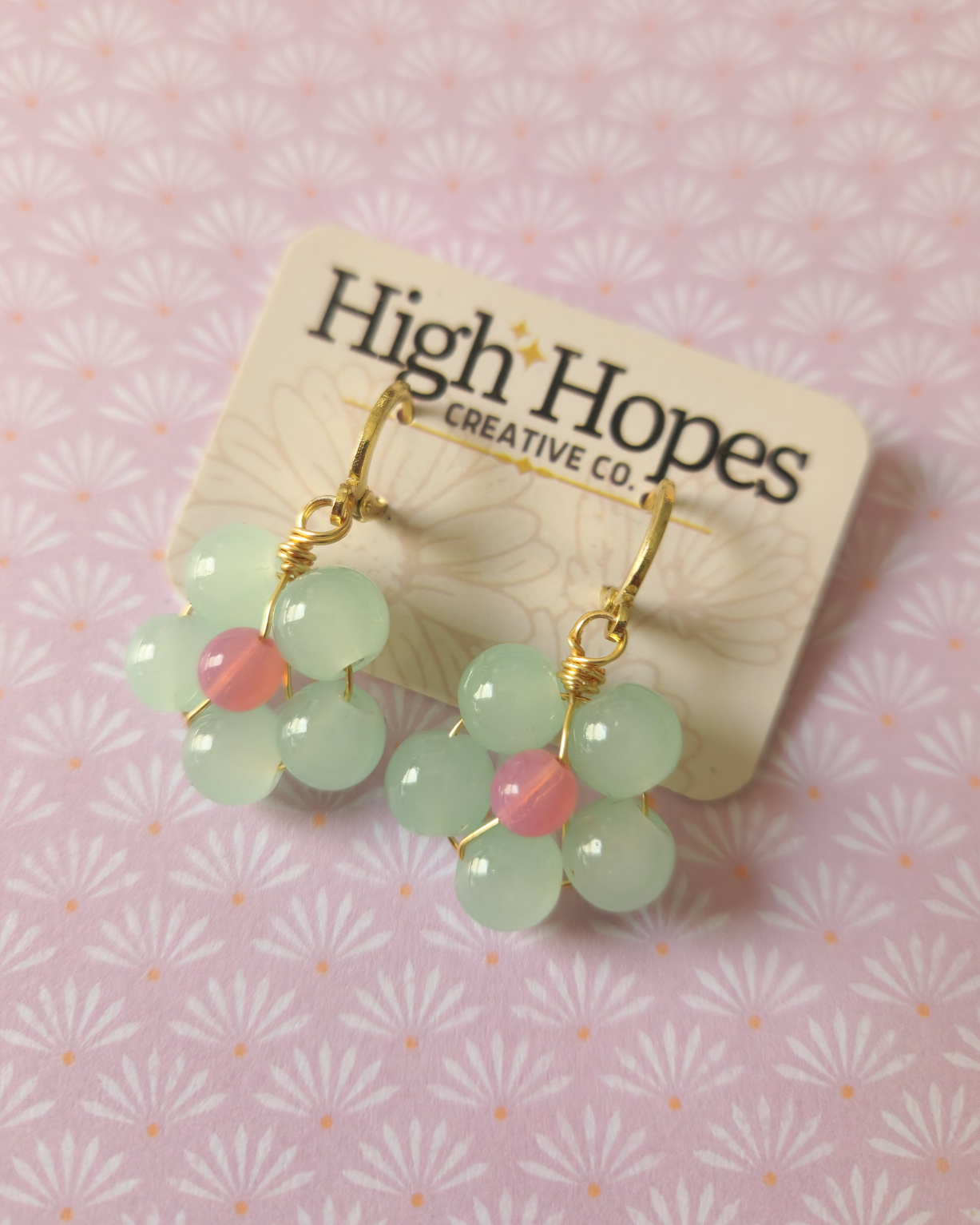 Colorful Daisies - Wire Earrings