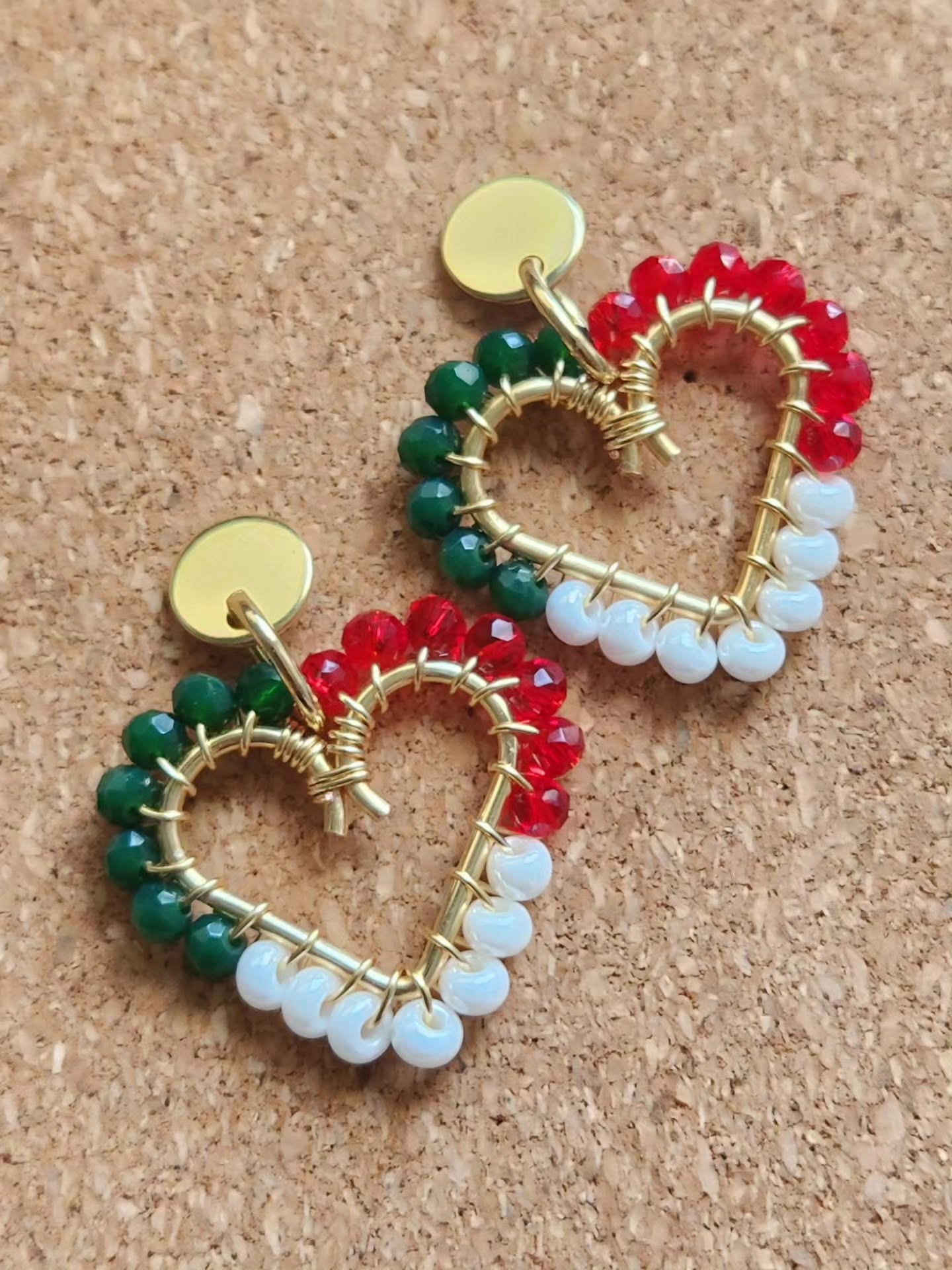 Corazon Mexicano Heart Earrings