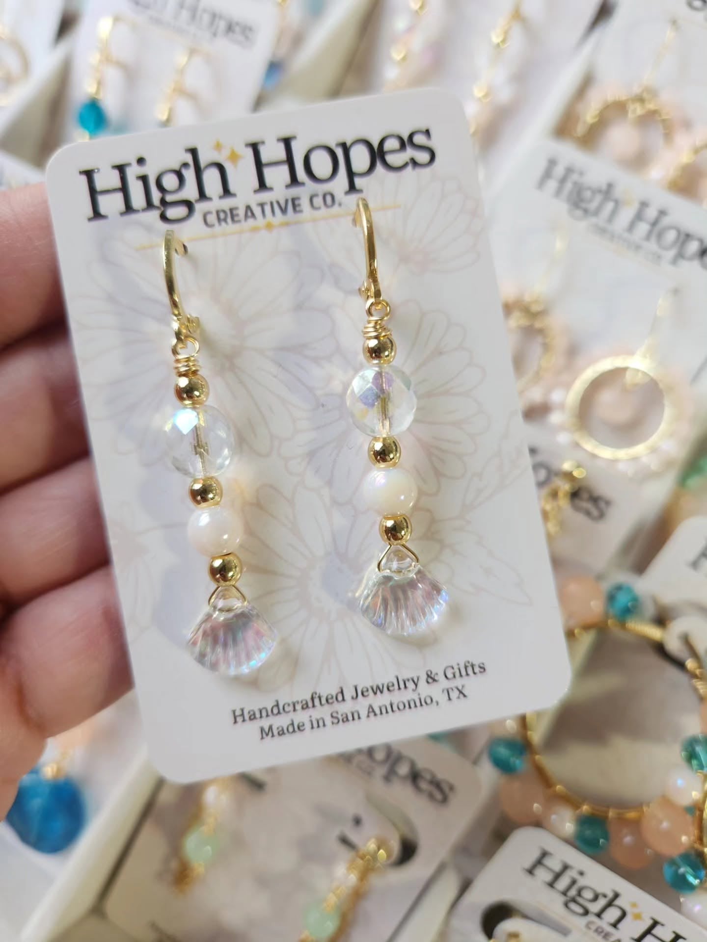 Crystal Mar Dangle Earrings