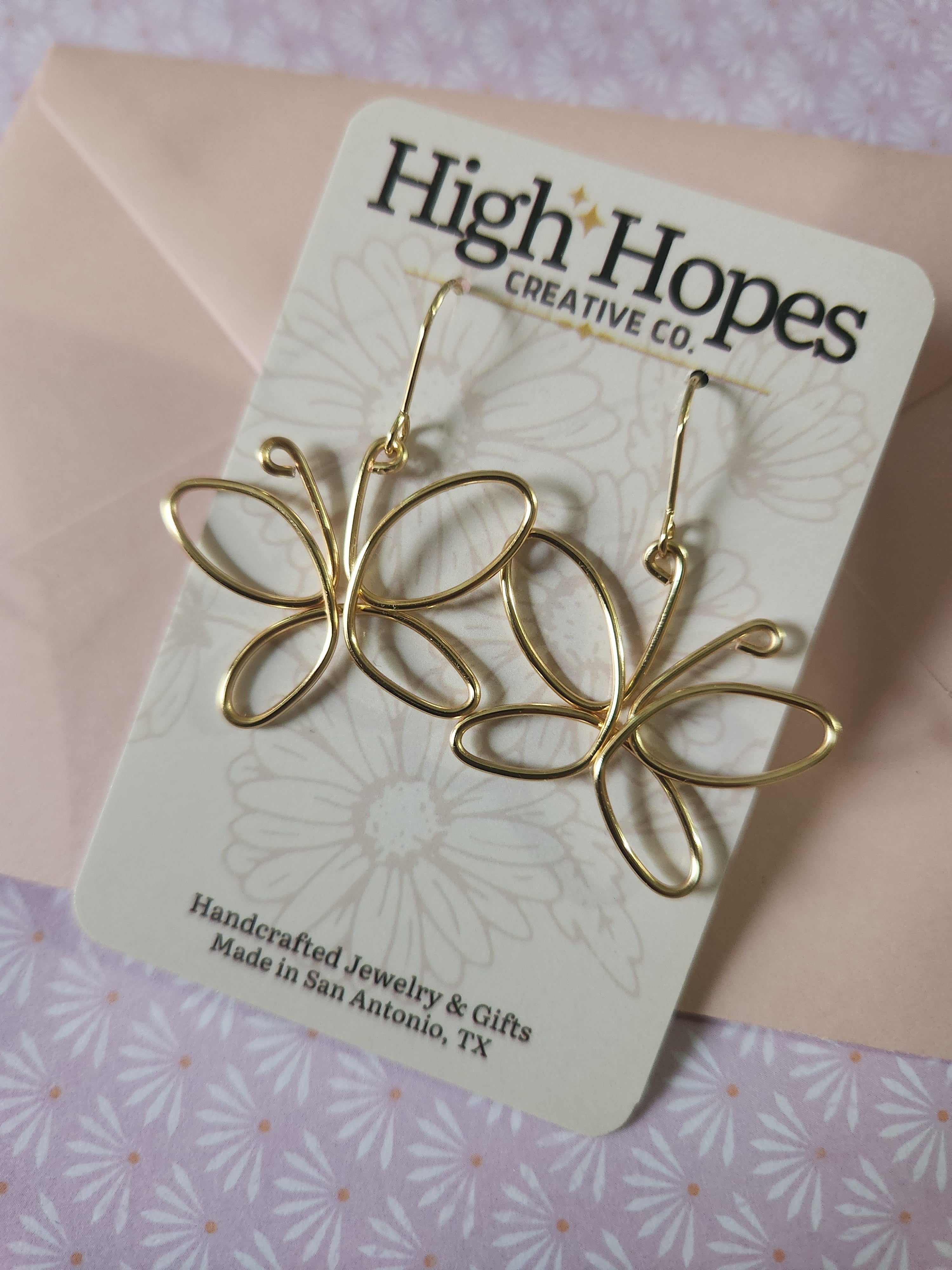 Handmade Wire Butterflies